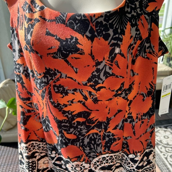 London Times - Multi Colored Midi Dress NWT SZ 14 - Picture 5 of 11